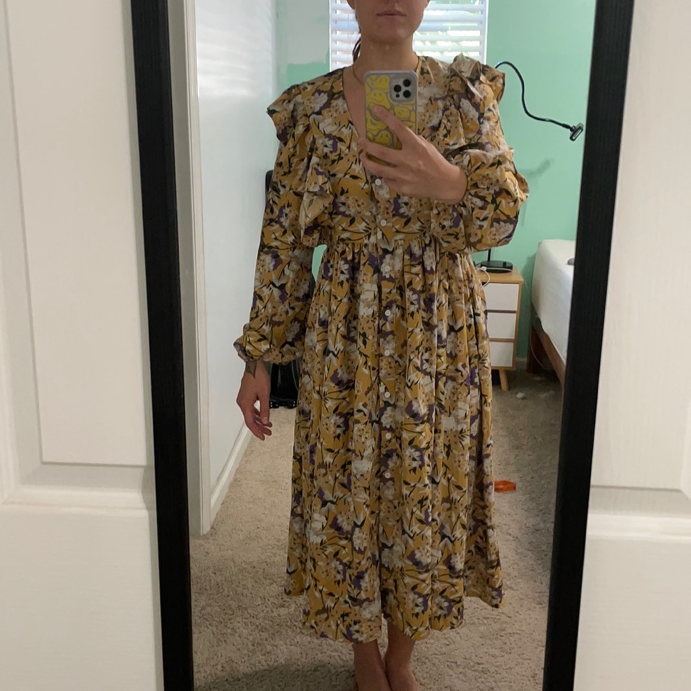 floral midi dress
